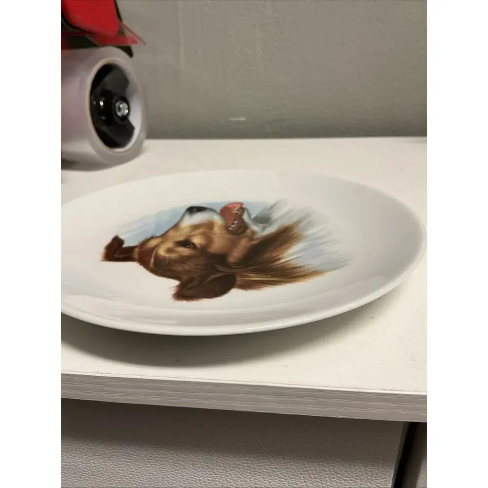 Small dish Golden Crown , Bavaria.Schumann Arzberg Germany collie / Sheltie